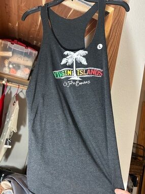 Next Level Apparel Black Racerback Tank with Graphic